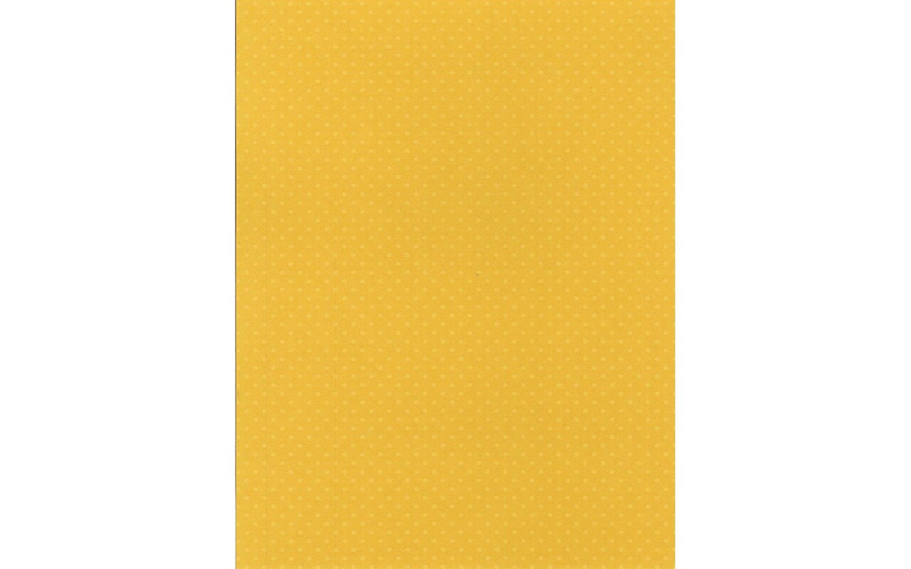 PA Paper Accents Mini Dots Cardstock 8.5" x 11" Daffodil, 80lb colored cardstock paper with raised dots for card making, scrapbooking, printing, quilling and crafts, 25 piece pack